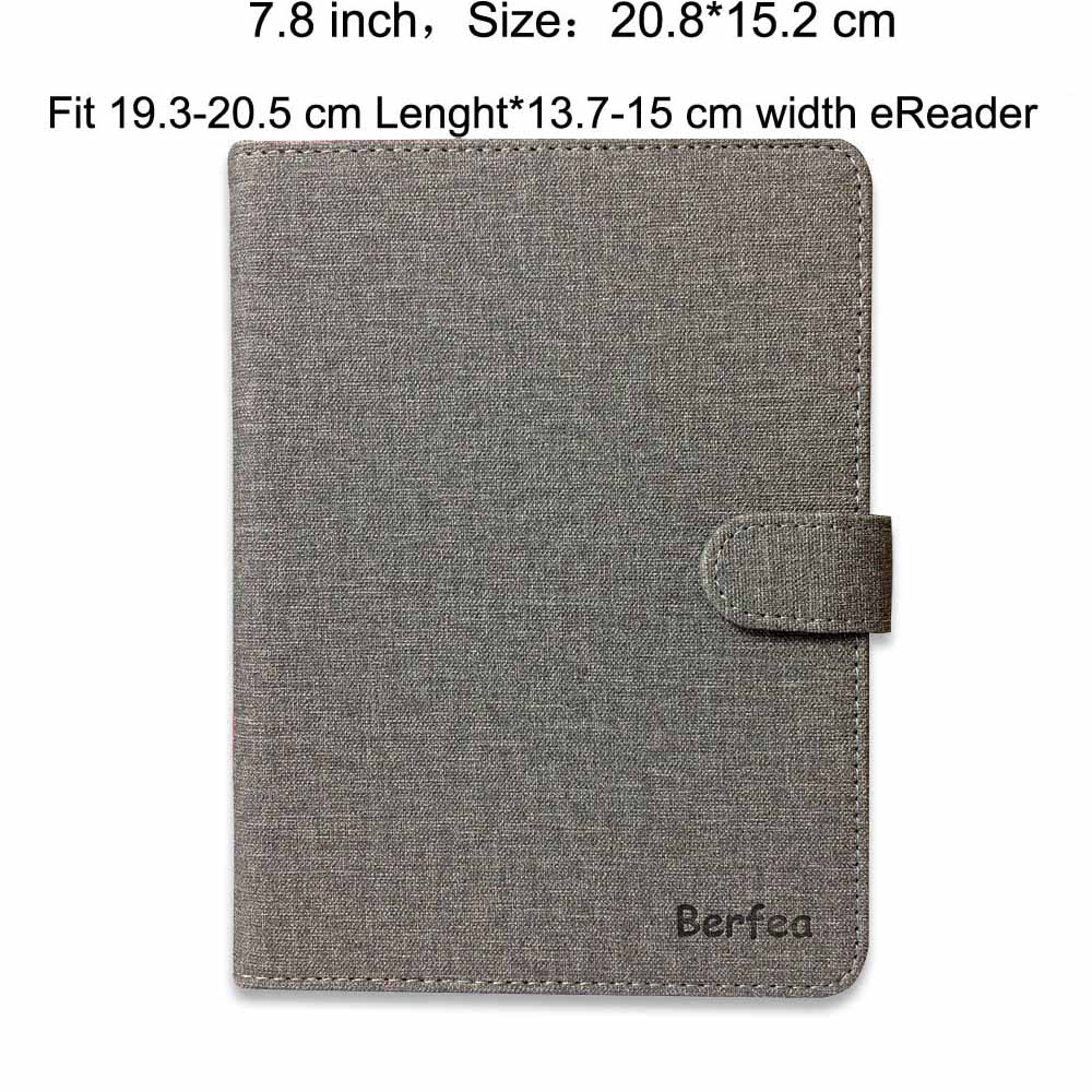 Case for Boyue Likebook Muses /Mars /Plus 7.8 inch eReader e-book Cover Protective Skin Sleeve Shell: 7.8inch-Gray