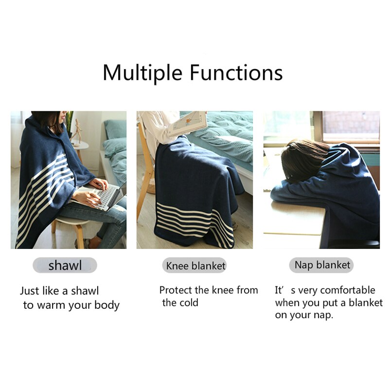Plaid Hoodie Fleece Flanel Pluche Bts Serape Wearable Deken Sjaal Verdikking Deken Gooi Sweatshirt Deken Buffalo Plaid