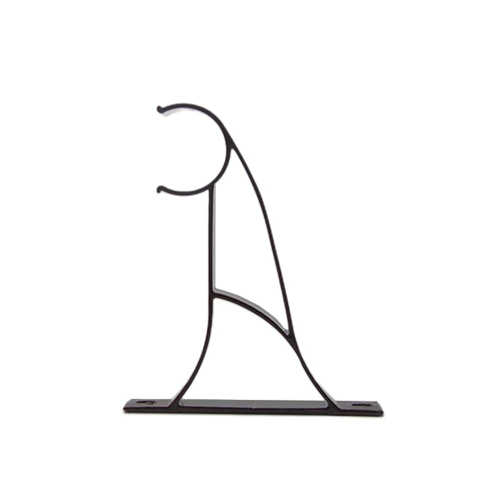 2pcs Universal Rustproof Hotel Easy Install Aluminum Alloy Home Decor Fixed Accessories Bedroom Living Room Curtain Bracket: Red