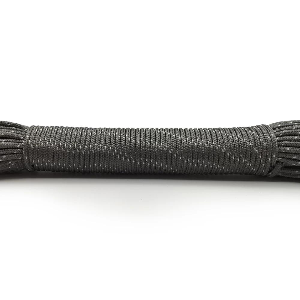 100 kolorów Paracord 2mm 25FT 50FT 100FT liny 1 Strand Paracorde na świeżym powietrzu sprzęt do survivalu bielizny DIY bransoletka hurtownia
