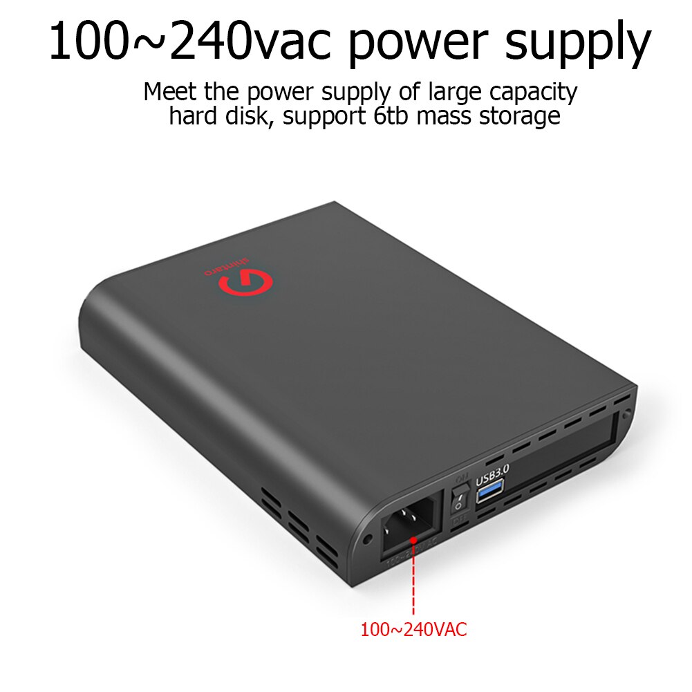 USB 3,0 zu 3,5 2,5 zoll SATA Externe Festplatte SSD Gehäbenutzen Unterstützung UASP