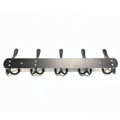 Kapstok Met 3/5 Haken Wall Mounted, Metalen Kapstok Rail Voor Jas Hoed Handdoek Purse Gewaden Badkamer Entryway