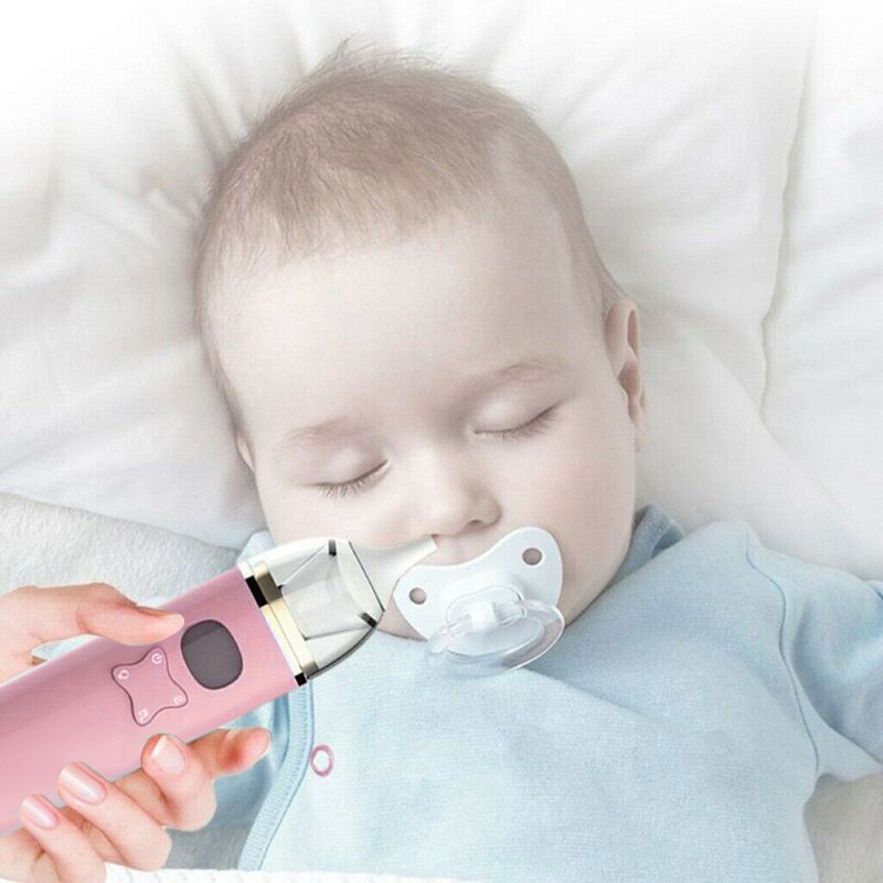 Baby Neusreiniger Babysnuiter Kindje Neuszuiger Elektrische Snot Sucker Battery Operated Slijm Remover Voor Zuigelingen Peuters