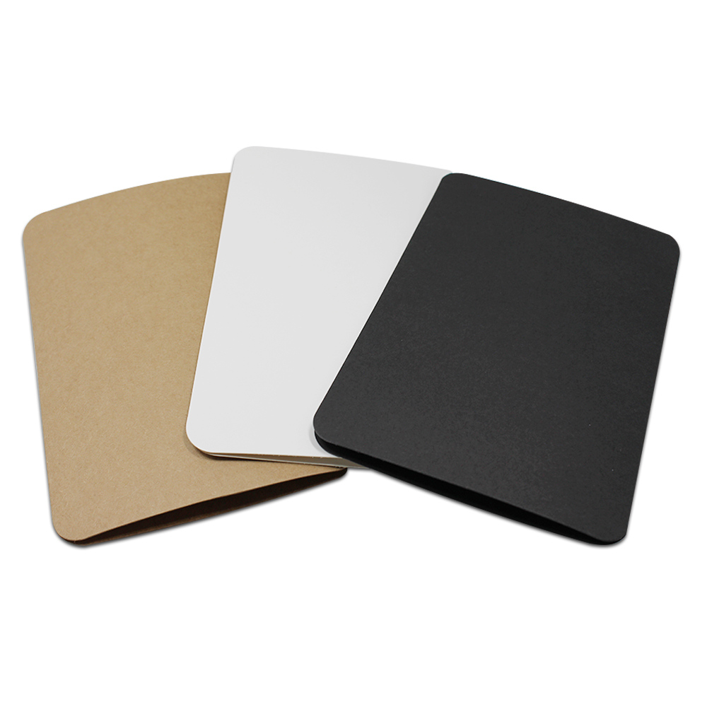 20*15cm Wish Greeting Card Scrap Booking Message Cards Kraft Paper Folding Blank Card DIY Invitations Congratulation