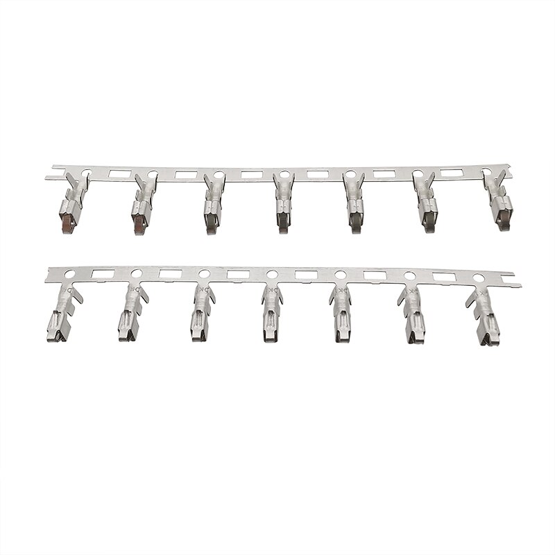 50/100Pcs Jst Sm Mannelijke &amp; Vrouwelijke Plug Behuizing Pin Header Crimp Terminals Plug Draad Kabel Metalen Mannelijke crimp Pins: Female / 50Pcs