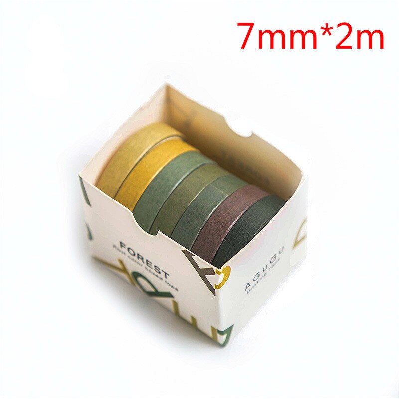 Grid Washi Tape Leuke Decoratieve Plakband Effen Kleur Afplakband Voor Stickers Scrapbooking Diy Briefpapier Tape: 582