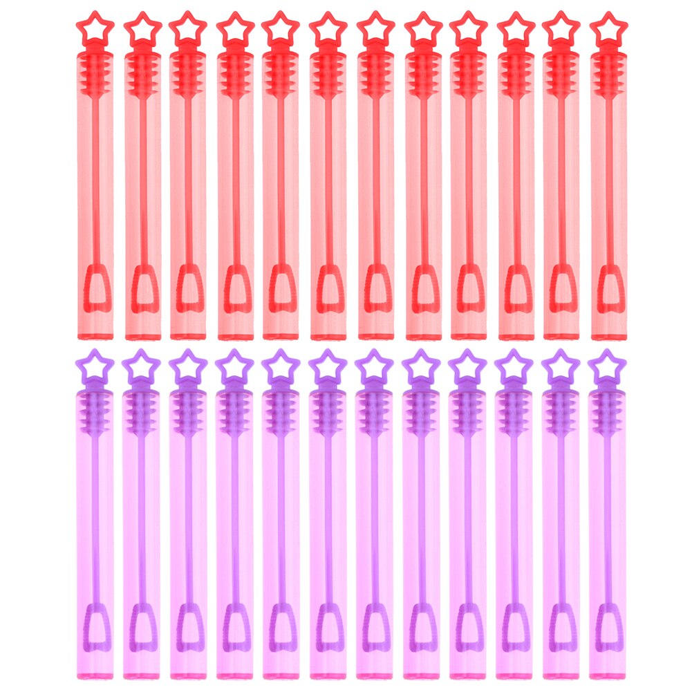 24Pcs Lege Wand Buis Diy Bubble Zeep Flessen Kids Speelgoed Voor Bruiloft Decor: D