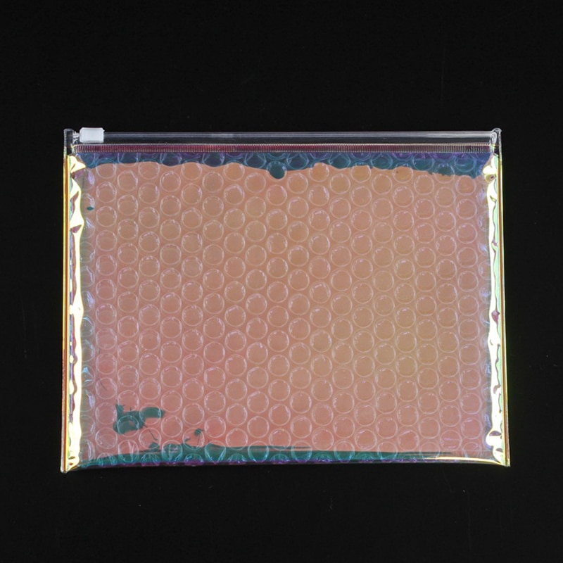 20Pcs Bubble Mailer Color Plastic Ziplock Bubble Bags Waterproof Bag Logistics Shockproof Bag Business Supplies 21x16cm