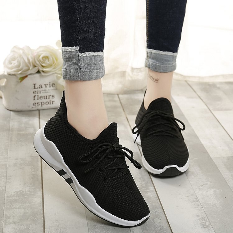 Tenis Feminino 2019 New Arrival kobiety buty do tenisa lekkie miękkie damskie buty sportowe kobieta stabilność Athletic czerwone trampki trenerzy: Black / 7