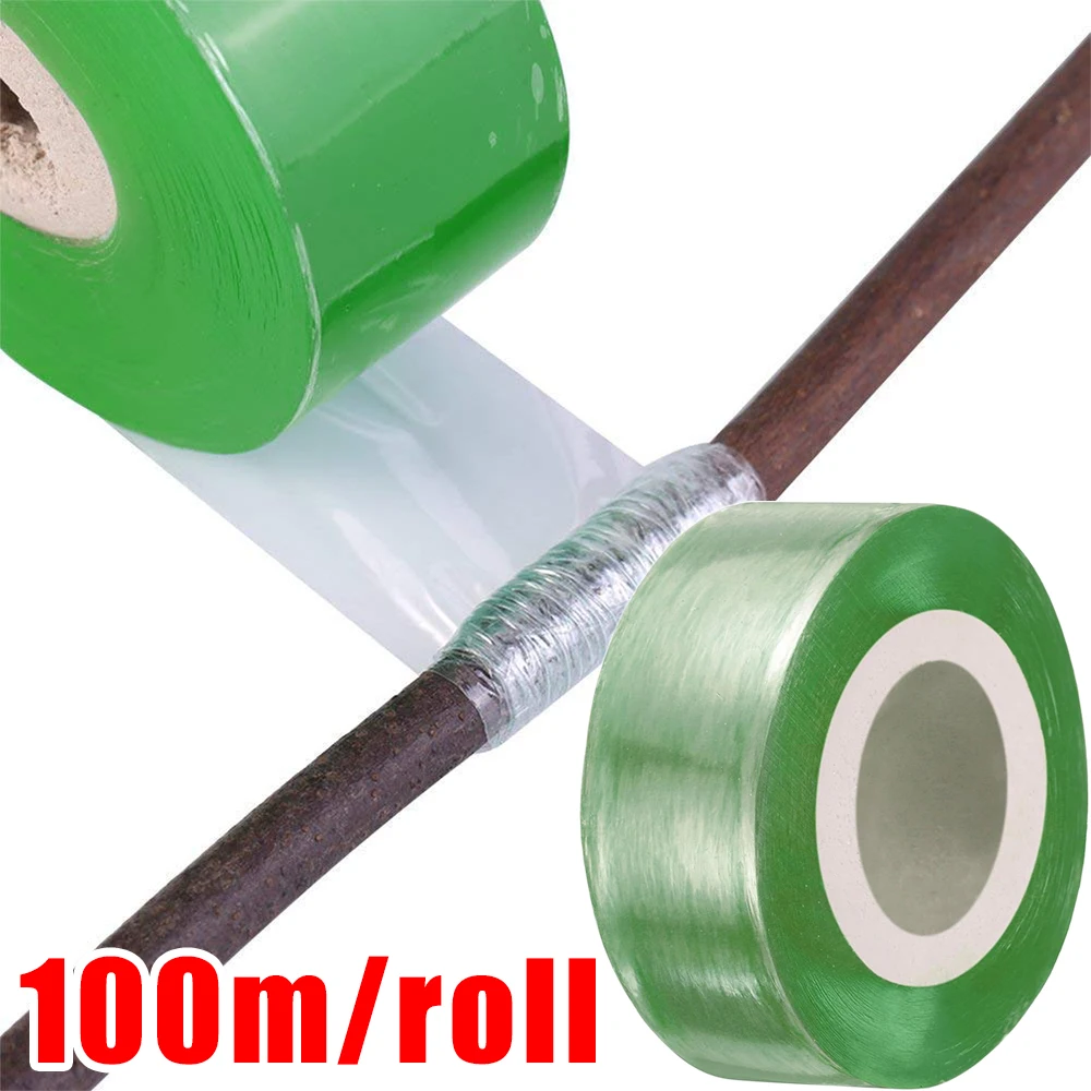 Pfropffolienband, PVC, selbstklebend, dehnbar, für Garten, Obst, Baum, Pflanzen, Tomaten, Transplantat, Sämlinge, Weinreben, Schutzfolie, Parafilm