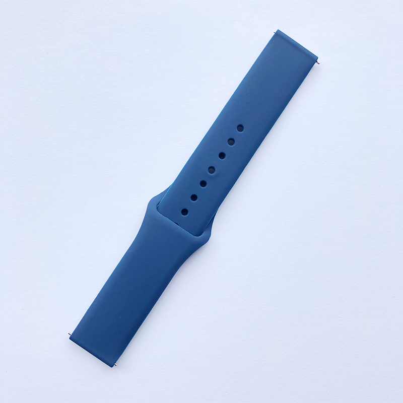 Pasek z miękkiego silikonu dla Garmin Vivoactive 3 HR Venu część wymienna inteligentnego zegarka bransoletka sportowa dla garmin forerunner 645 zespół muzyczny: Navy blue