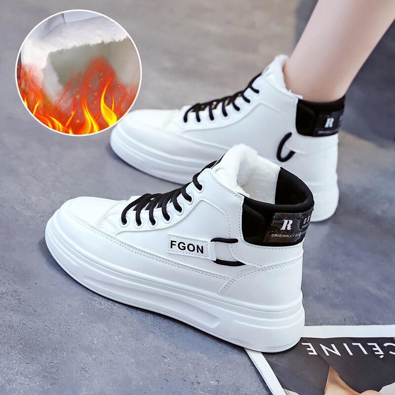 2021 kobiet wysokiej góry platformy trampki moda marka buty z grubą podeszwą mieszkania kobiety oddychające Zapatos De Mujer Tenis Zapatillas
