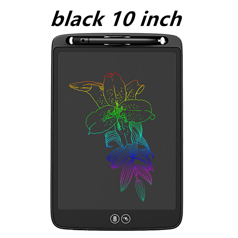 12" 10 "8.5 " LCD Writing Tablet Electronic Graphic Tablet For Drawing Art Light Drawing Board Digital Tablet Drawing Pad: black 10 inch