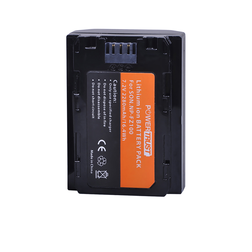 2x NP-FZ100 NP FZ100 NPFZ100 Camera Battery + LCD Dual Charger for Sony BC-QZ1 Alpha 9 9R A9R 9S ILCE-9 A7R A7 III ILCE-7M3