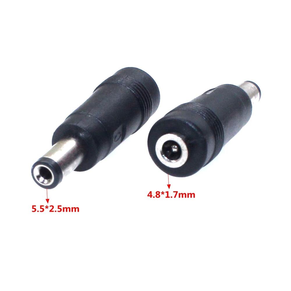 5.5*2.5Mm Dc Power Plug Adapter Dc Jack 5.5X2.5 Mm Male Naar 7.9*5.5 7.4*5.0 3.5*1.35 4.8*1.7 5.5*2.5Mm 4.0*1.7Mm Vrouwelijke 1Pcs