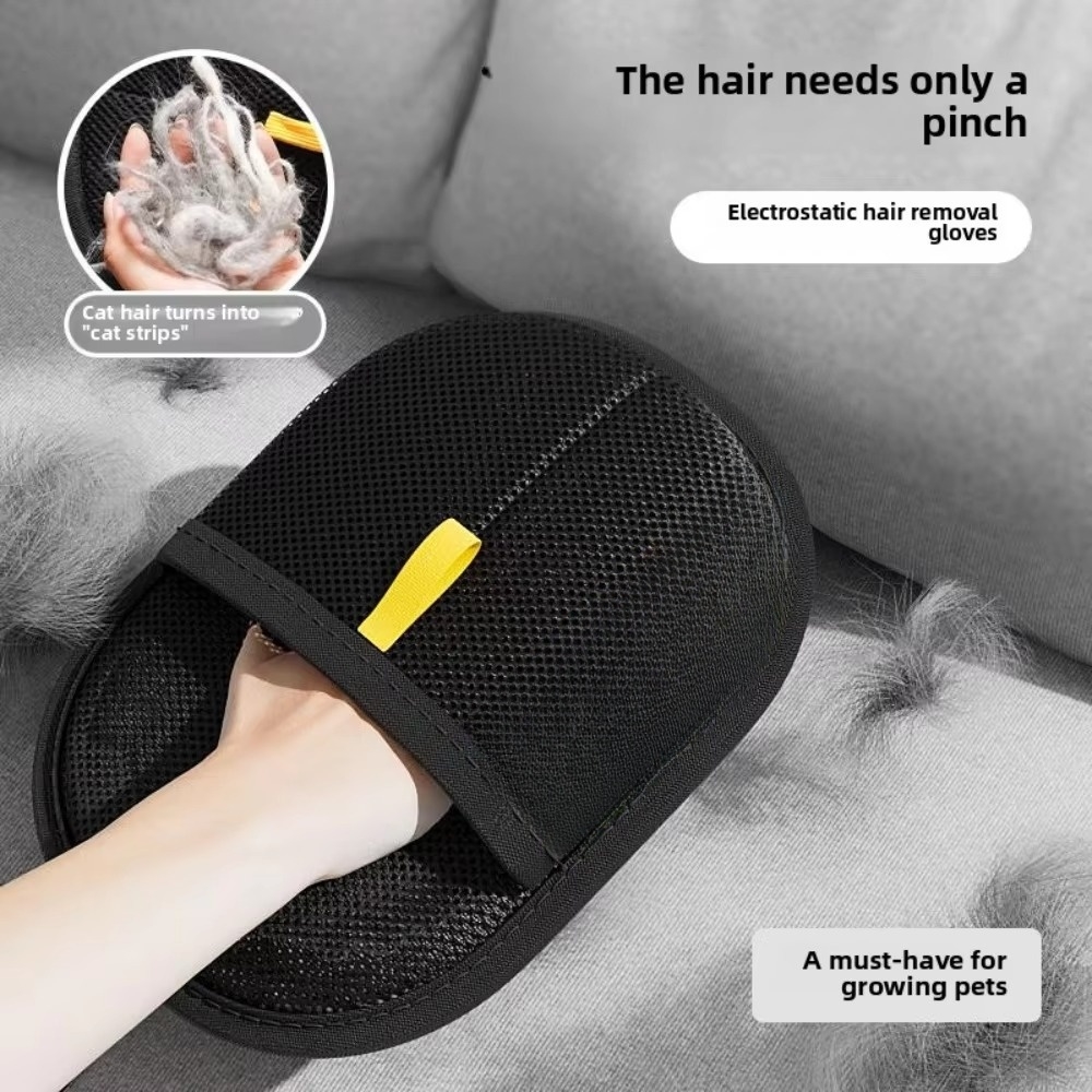 Kattenhaarreiniger Handschoenen voor huisdieren Huishoudelijke haarverwijderaar Kat Hond Haarverwijderaar Borstelverwijderaar Haarplakapparaat Thuis haarschraper