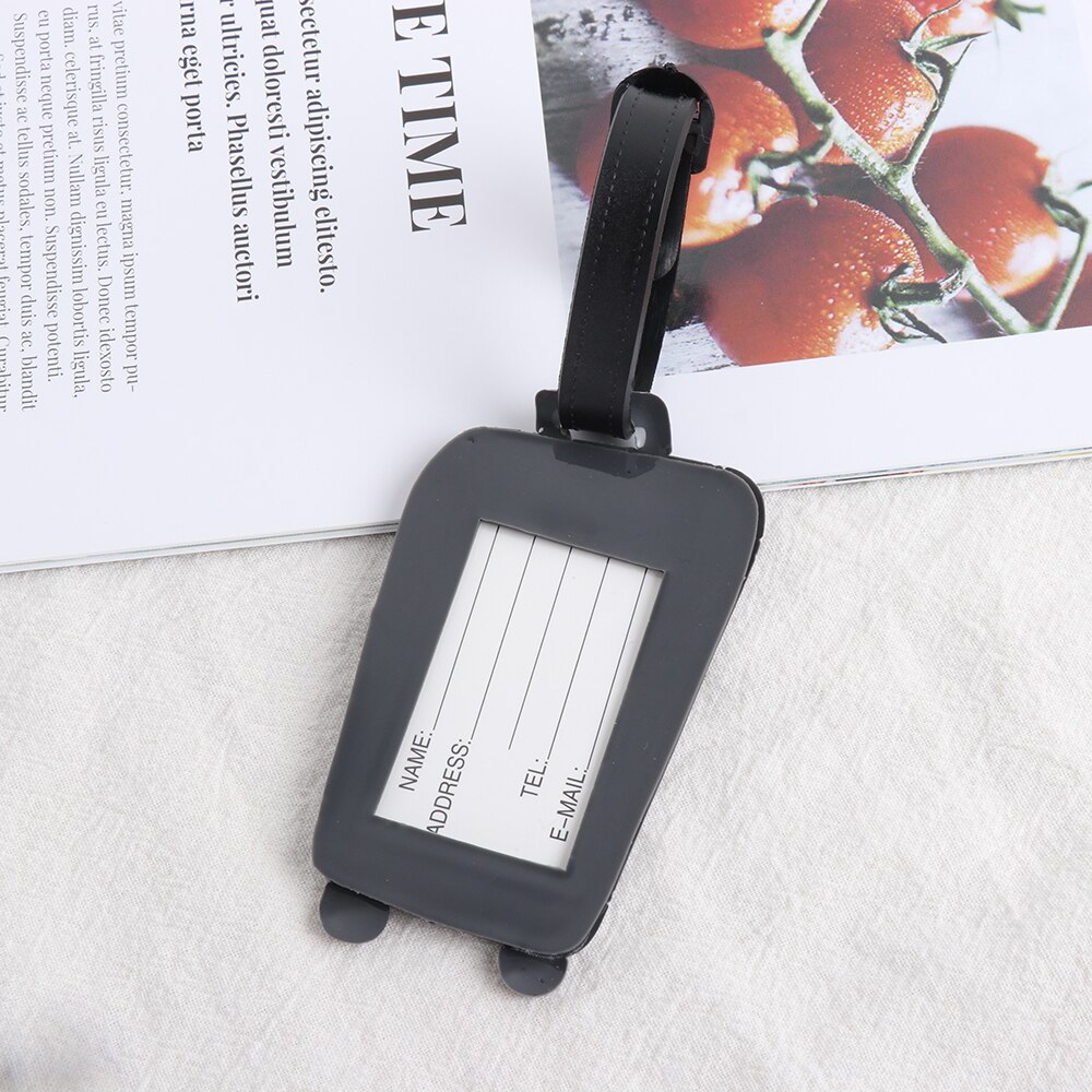 1PC Travel Accessories Luggage Tags Suitcase Label Handbag Pendant Boarding Pass Cartoon Luggage Tags Address Holder