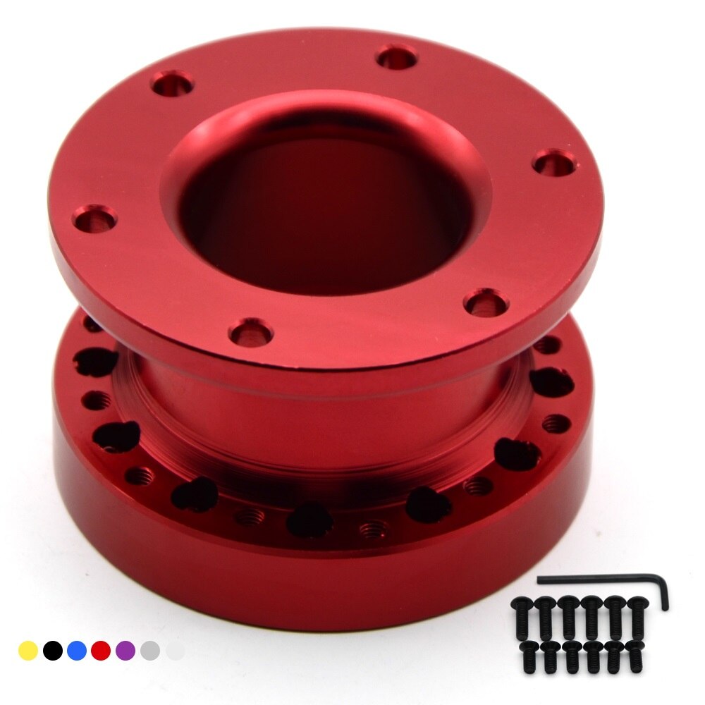 Universele Stuurwiel Hub Spacer 51Mm Stuurnaaf Boss Kit Adapter Spacer: Red