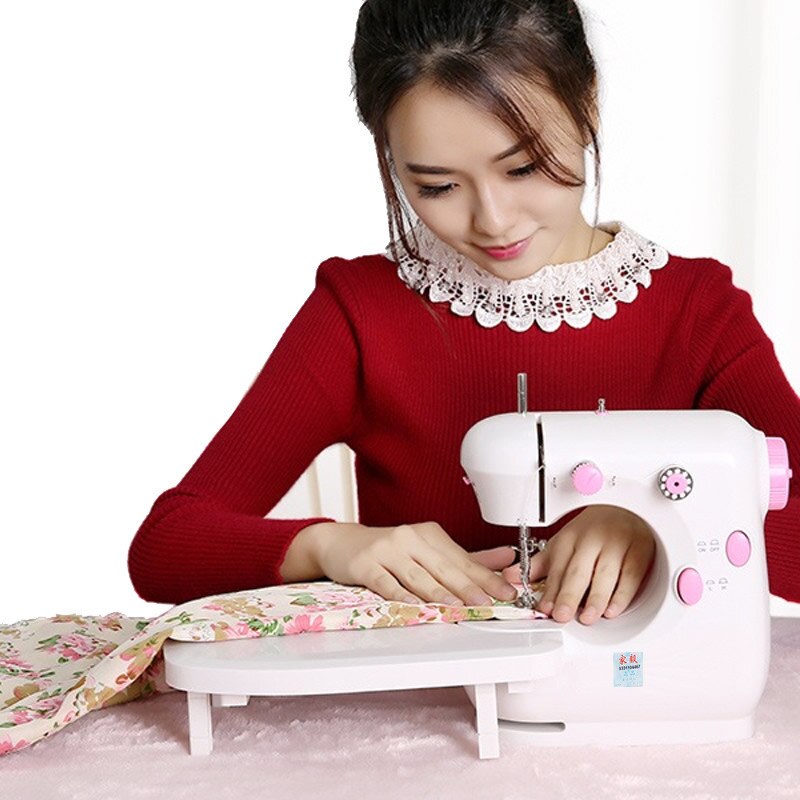Sewing Machine Mini Portable Household Multifunction Sewing Machin With Foot Pedal Handheld Electric Sewing Machines Accessories