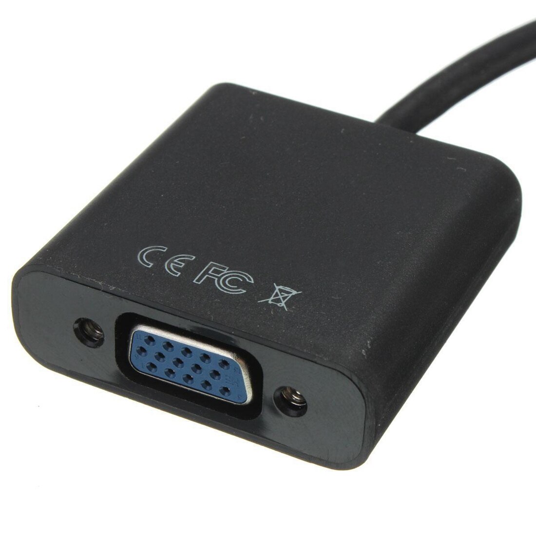 Pro DVI-D 24 + 1 Pin macho a VGA 15 Pin adaptador de Cable conector hembra convertidor