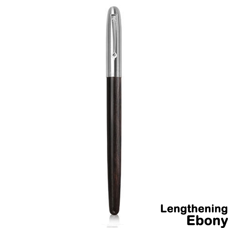 Jinhao 51A Wooded Fountain Pen Luxury Calligraphy Ink Pens EF/F Nib Writing School Office Supplies Stationery: Blue / F