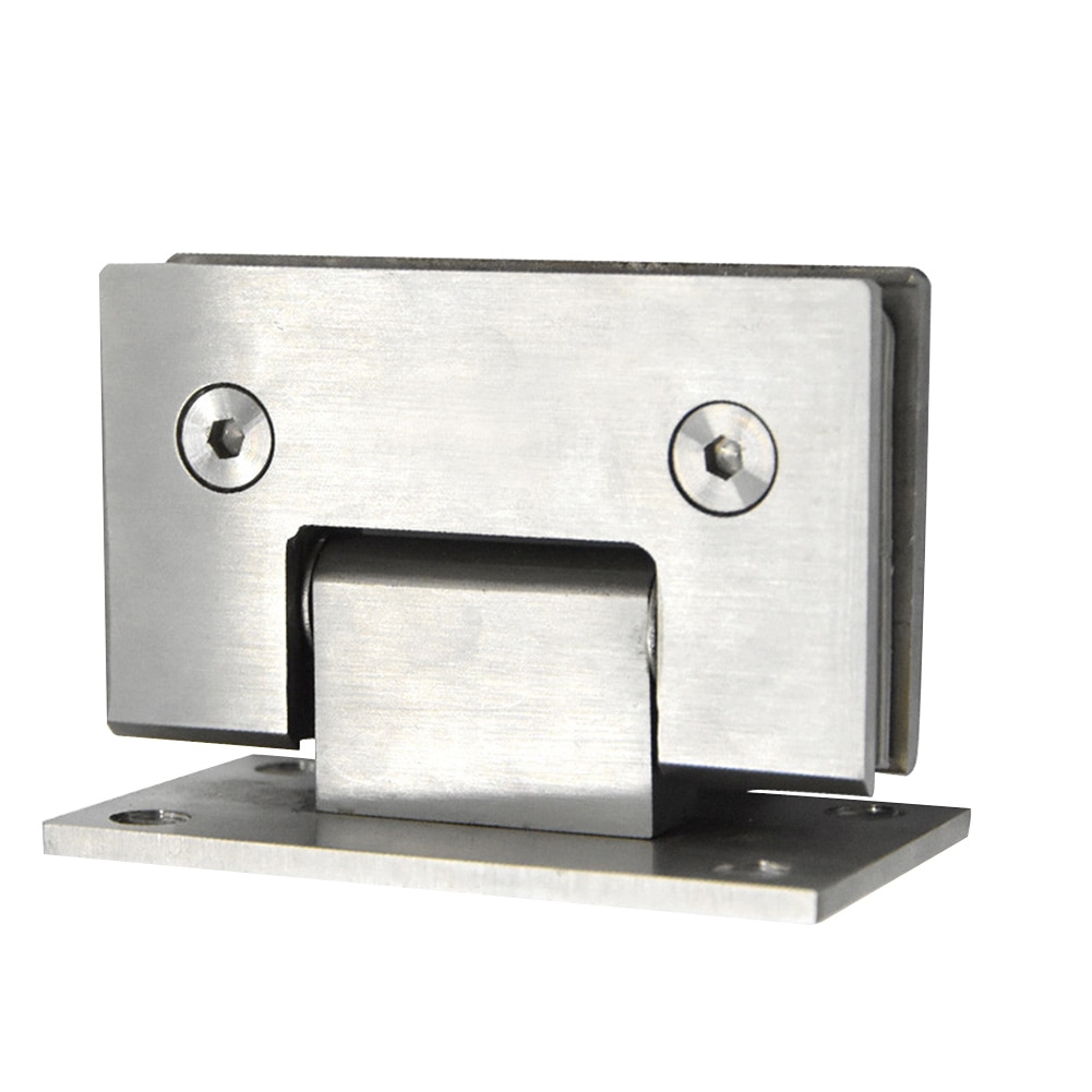 Glass Clip Door Clamp Frameless Durable Shower Door Clamp Door Fittings Glass Bracket 90 Degree Stainless Steel Chrome Clip