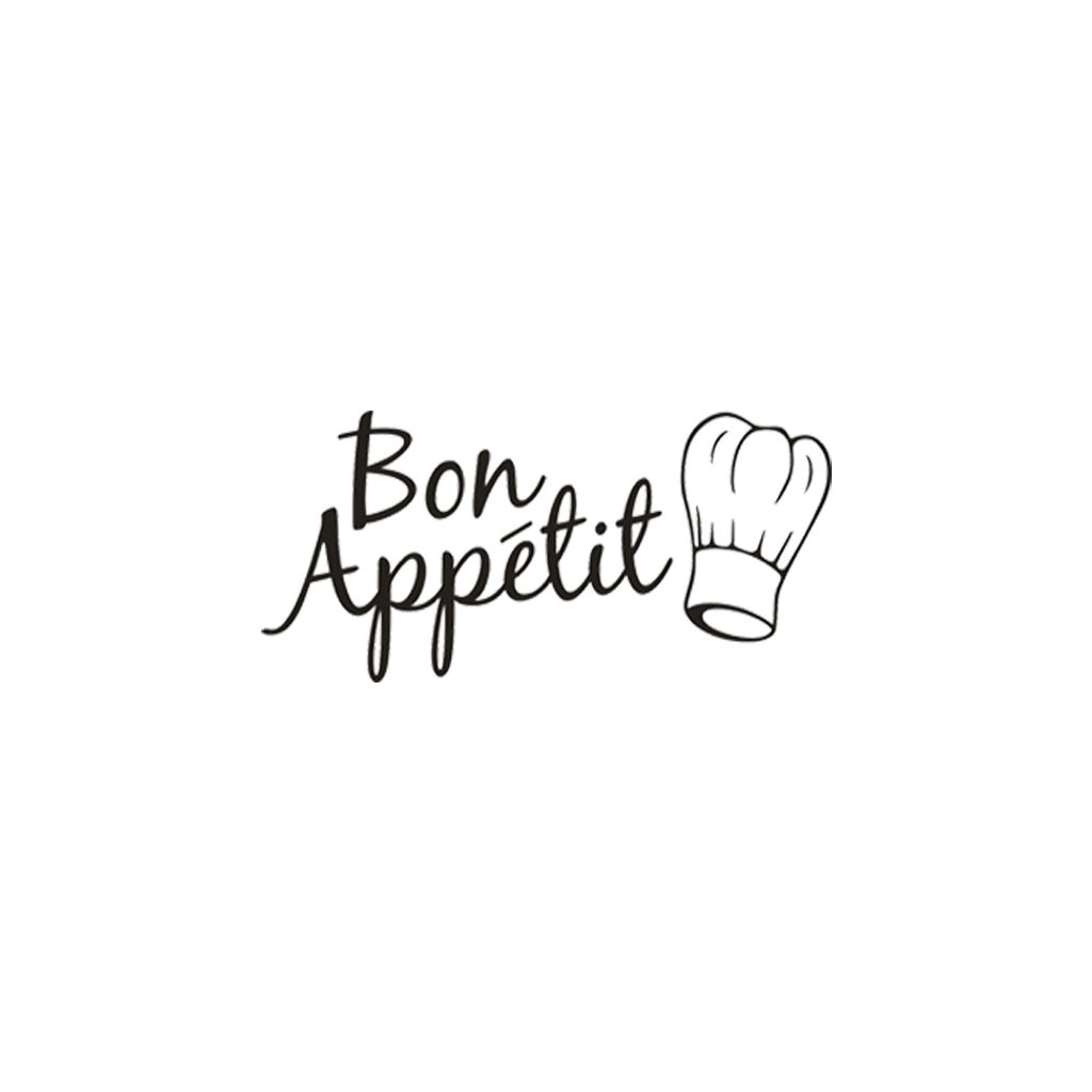 Food kitchen room decoration Kitchen Stickers Bon Appetit Wall Stickers diy vinyl adesivo de paredes home decals art Wallpapers
