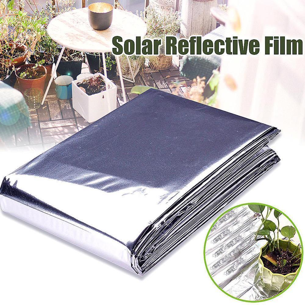 210 x 120 cm plante reflekterende film drivhus spesielle klut hage innendørs drivhus planting tilbehør film dekkark