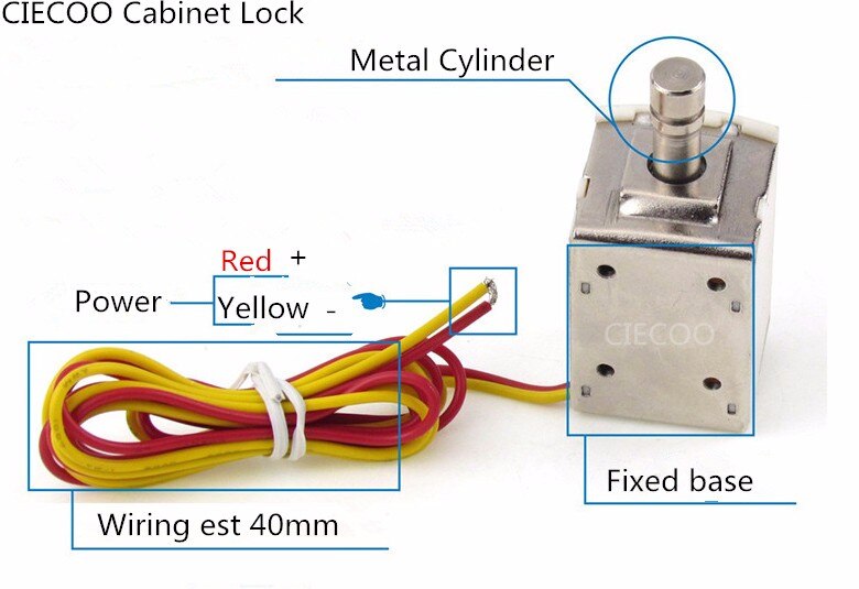 Goedkope Mini Elektrische Lock Kleine Mini Kabinet Lock Toegangscontrole Lock Mini Bolt Lock DC12V