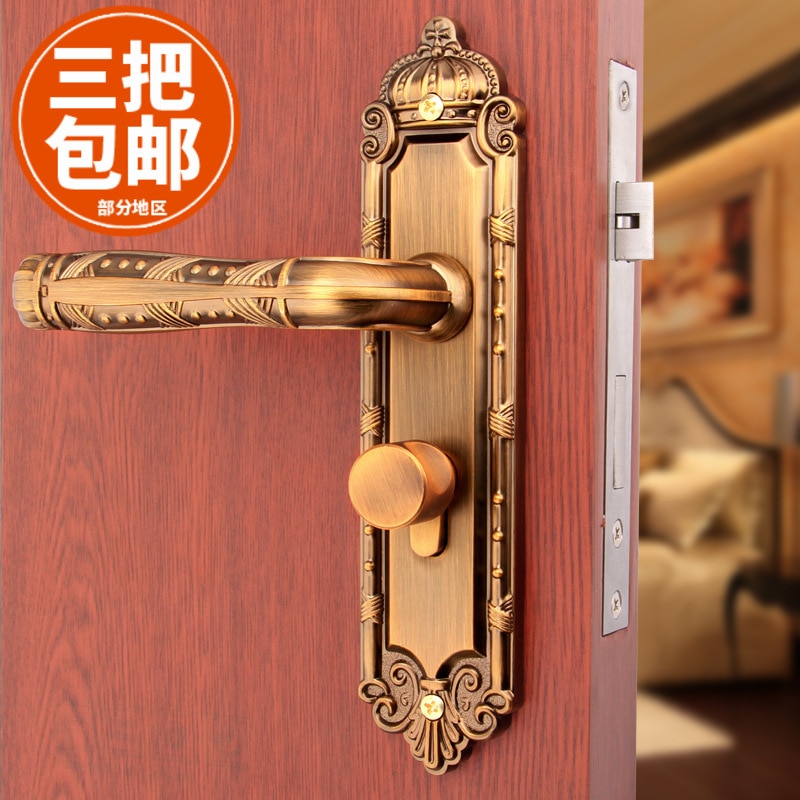 5-Bearing Door Lock Indoor European Style Lock Handle fang gu suo Glorious Style