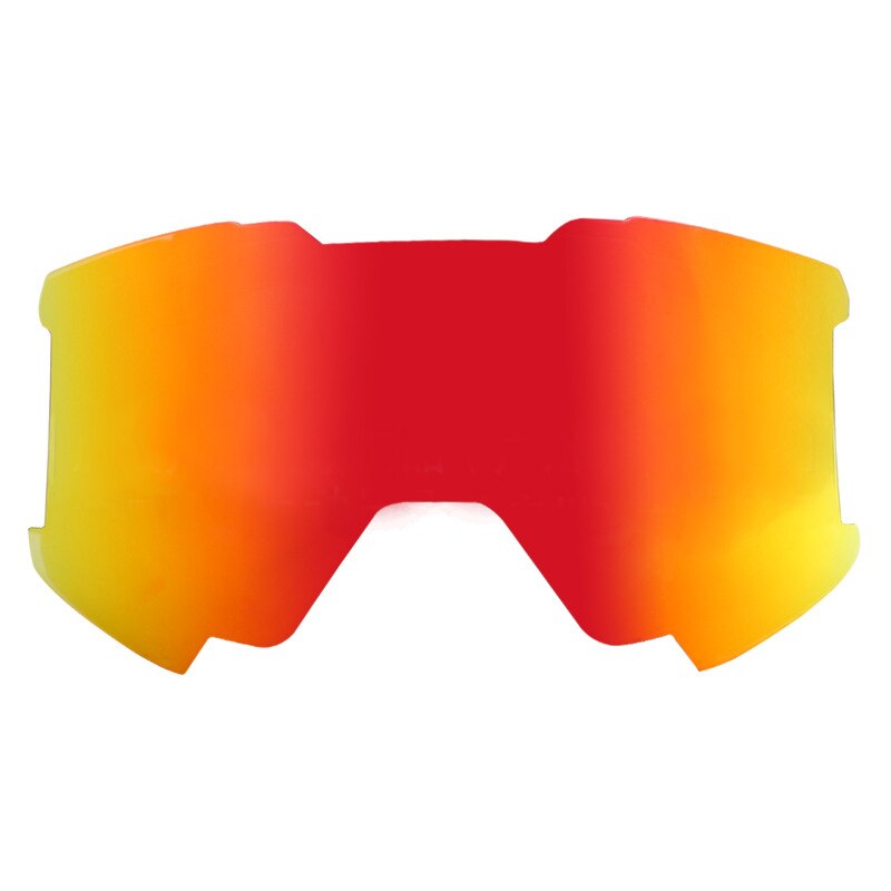 Magnetische Ski brille Skifahren skaten Doppel Objektiv UV400 Anti Nebel unisex Snowboard Ski Brille Ski Objektiv Schnee Brillen + Goggle fallen: rot Linse