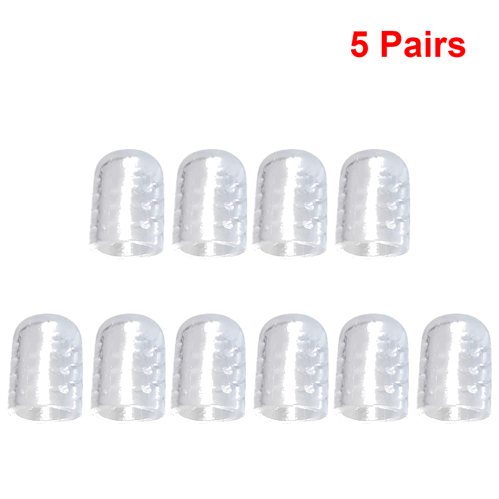 1-20Pairs Toenails Protection Relief Pain Silicon Resin Toe Caps Cover Protectors Transparent Sweatproof Wear-Resistant For Foot: Dark Khaki