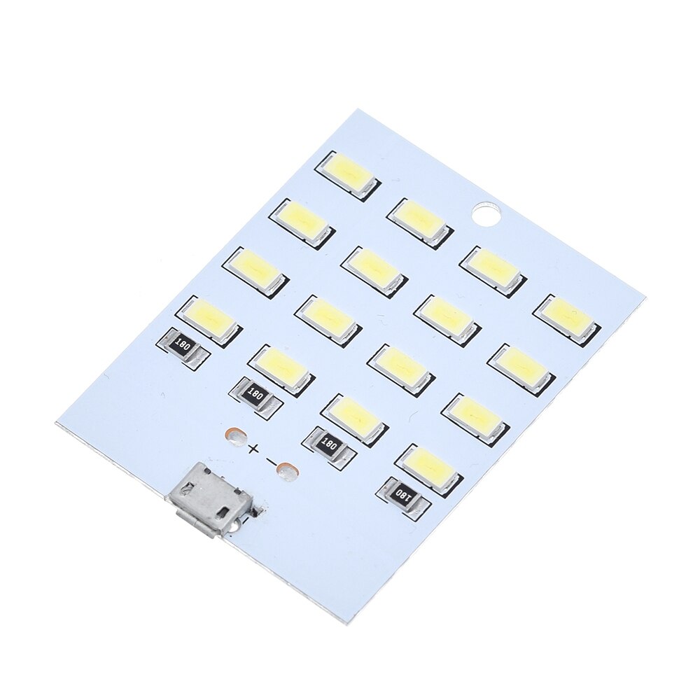 5730 Smd 5V 430mA ~ 470mA Wit Mirco Usb 5730 Led Verlichting Panel Usb Mobiele Licht Emergency licht Nachtlampje