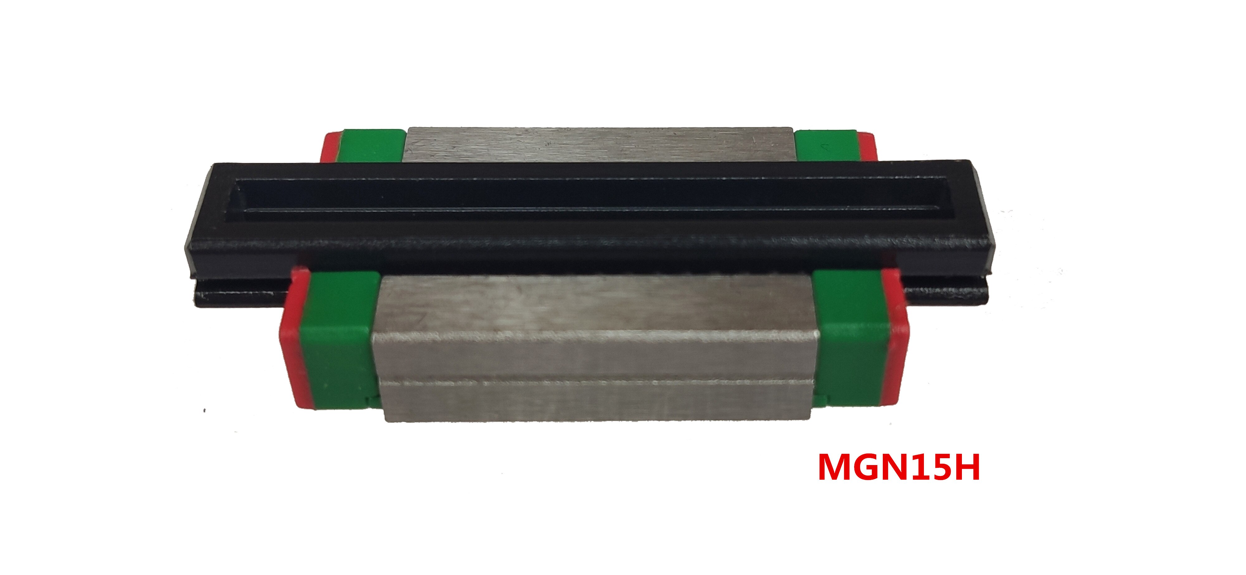 Miniature Linear Guide Standard Square Slider Slide Rail Linear Rail Bearing MGN15C/MGN15H Slider, Stainless Steel Wide Type: Orange