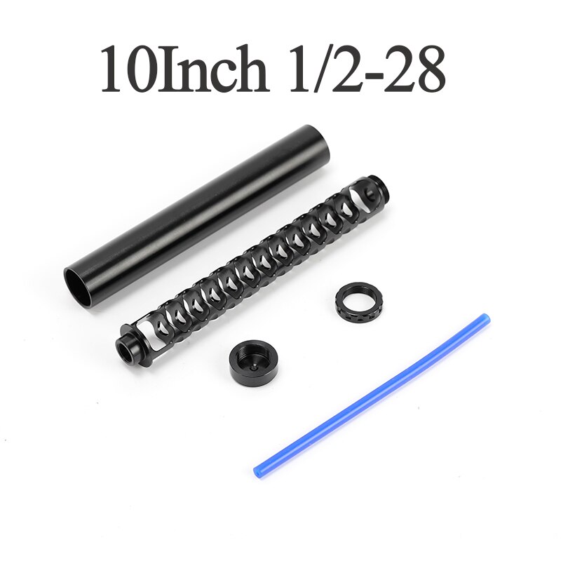 Auto Aluminium 10 Inch 12 Inch Extension Spiraal 1/2-28 5/8-24 5 Size Adapter Auto Brandstof Solvent trap Filter Voor Napa 4003 Wix 24003: F2 10 Inch 1-2-28 B