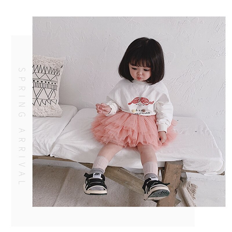 bébé filles Tutu jupe moelleuse princesse Ballet danse Tutu maille jupe enfants gâteau jupe mignon filles vêtements