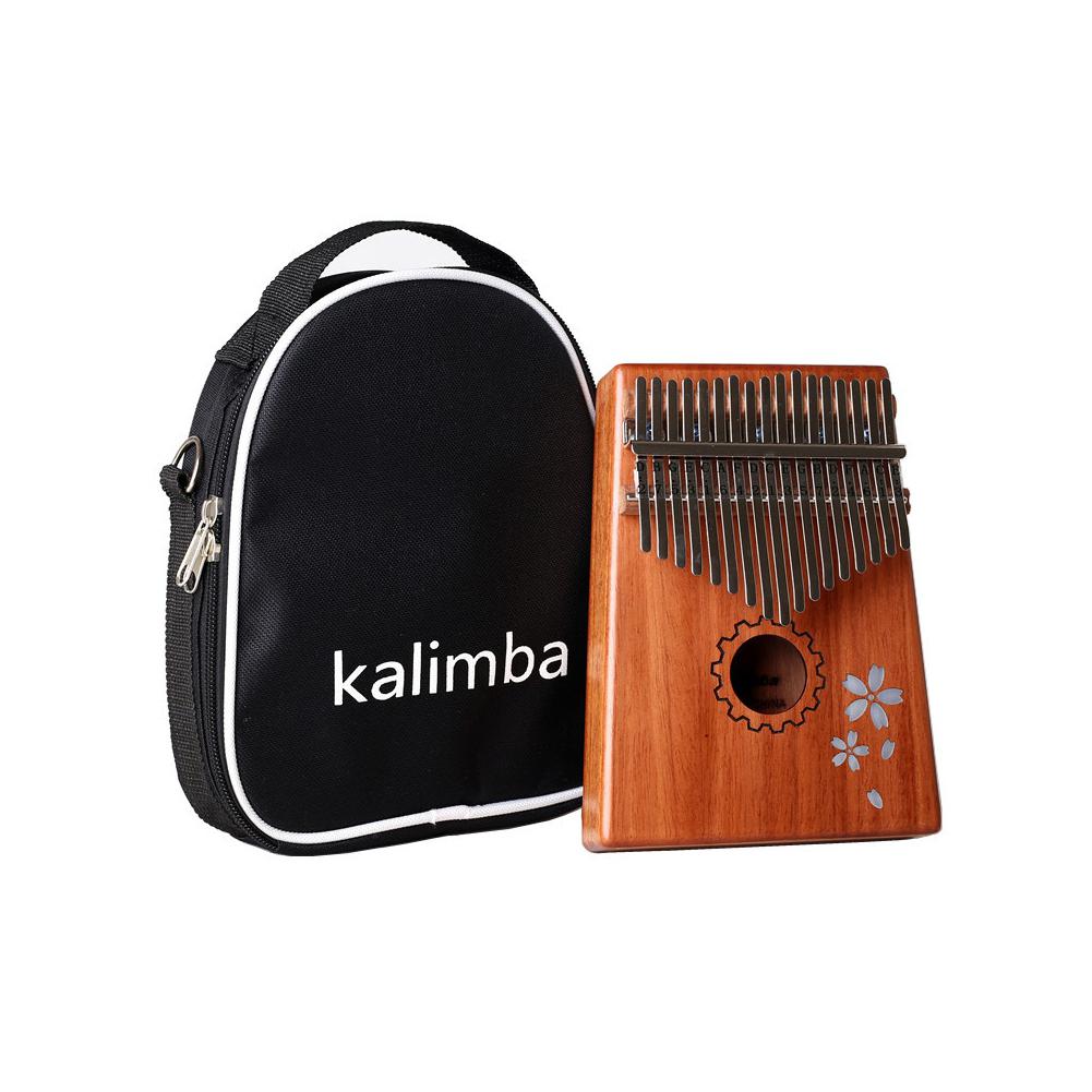 GECKO 17 Toetsen Kalimba Mbira Afrikaanse Mahonie Vinger Duim Piano Houten Toetsenbord Percussie Muziekinstrument K-T17M