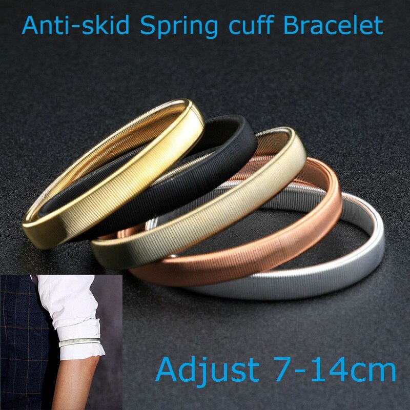 Anti-Skid Barman Armband Extension 14Cm Lente Manchet Armband Sieraden Lente Armband Elegent Lichtmetalen Armband