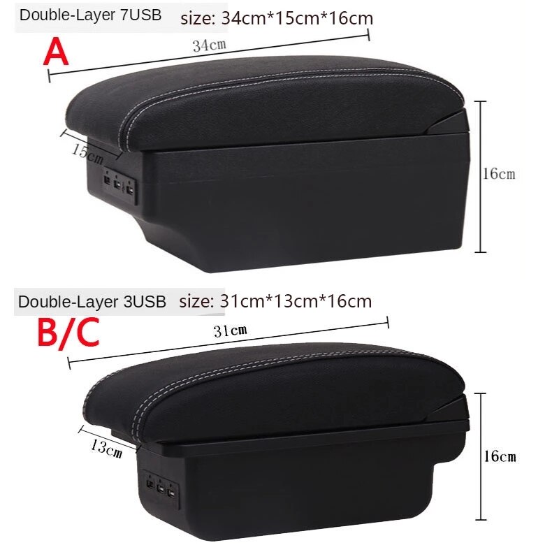 Dla Suzuki Vitara podłokietnik części robić modernizacji dedykowany podłokietnik samochdoowy centrum pudełko robić przechowywania samochód akcesoria wnętrze USB łatwy w instalacji