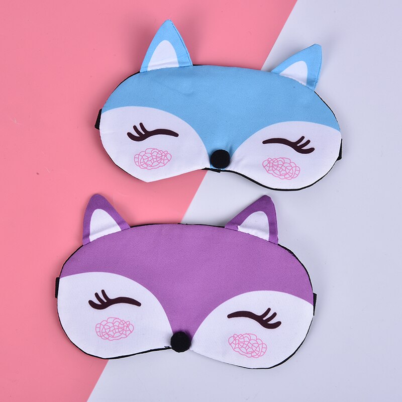 Baumwolle Fuchs Augenklappe Schlaf Augen Maske Eyeshade Travel Schlaf Maske Niedliche Auge Abdeckung Rest Auge Band Schlaf-beihilfen Kinder Auge augenbinden