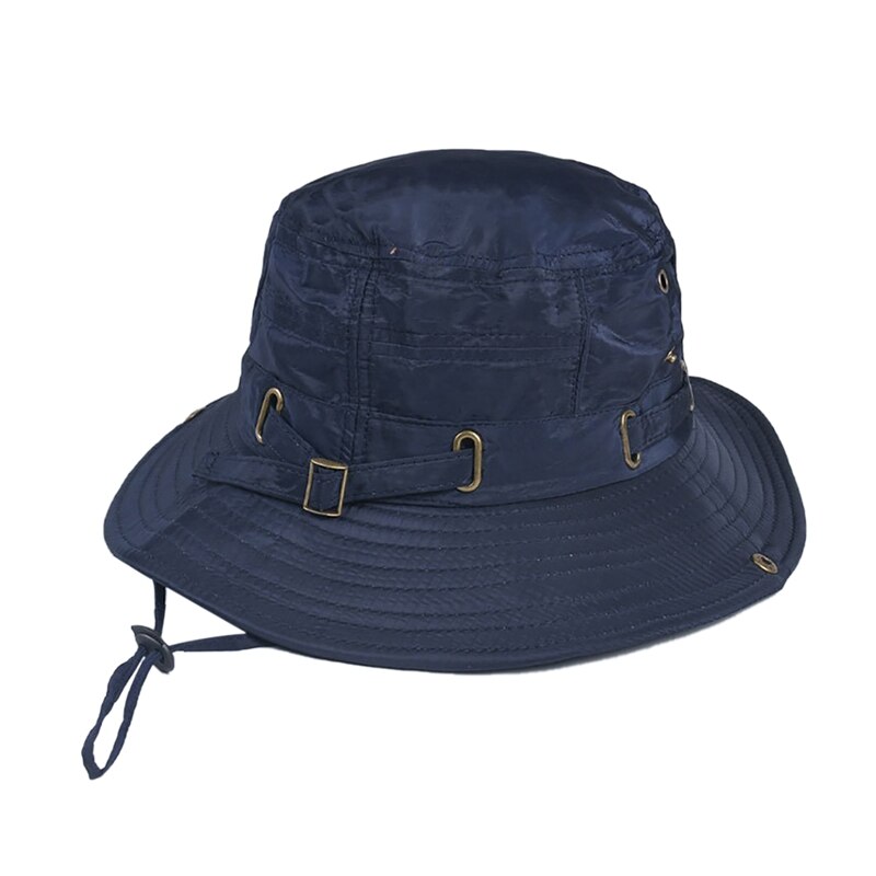 Outdoor Sun Hat, Waterproof Fishing Hat Sun Protection Summer Boonie For Men And Women Foldable Bucket Hat For Hiking2020: Navy