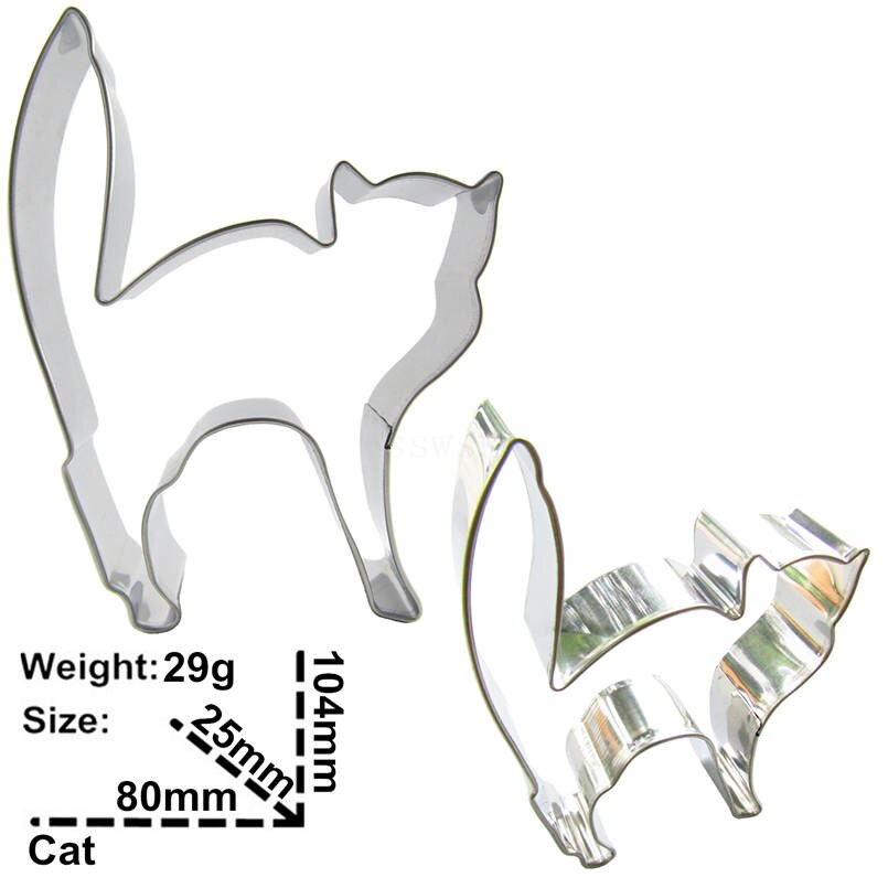 28 Stile Halloween Formine per biscotti Stampi Biscotti in acciaio inossidabile Stampo per biscotti Fai da te Fondente Pasticceria Decorazione Cottura Utensili da cucina: grigio