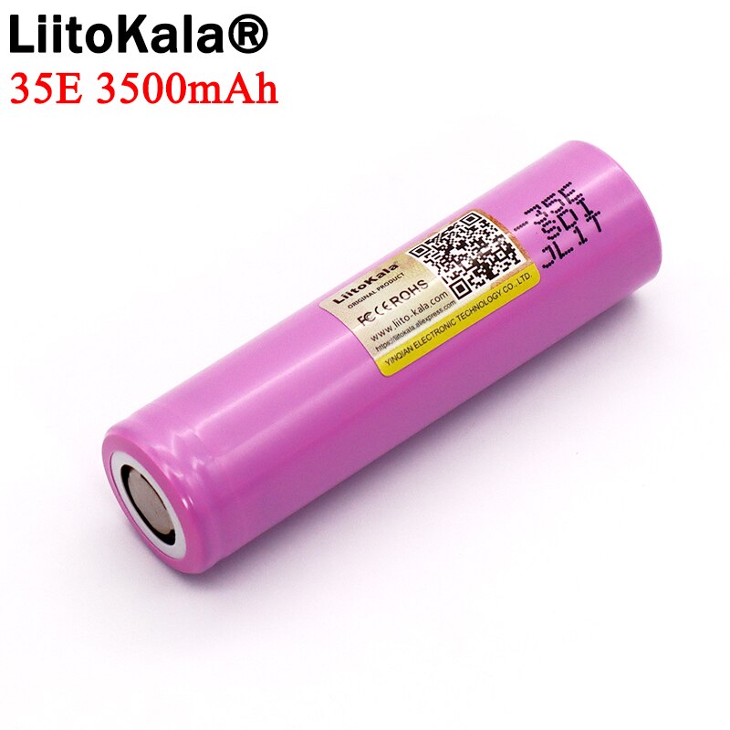 4-40 Pcs Liitokala Originele Power 18650-35E Lithium Batterij 3500 Mah 3.7 V 25A High Power INR18650 Voor Elektrische gereedschap