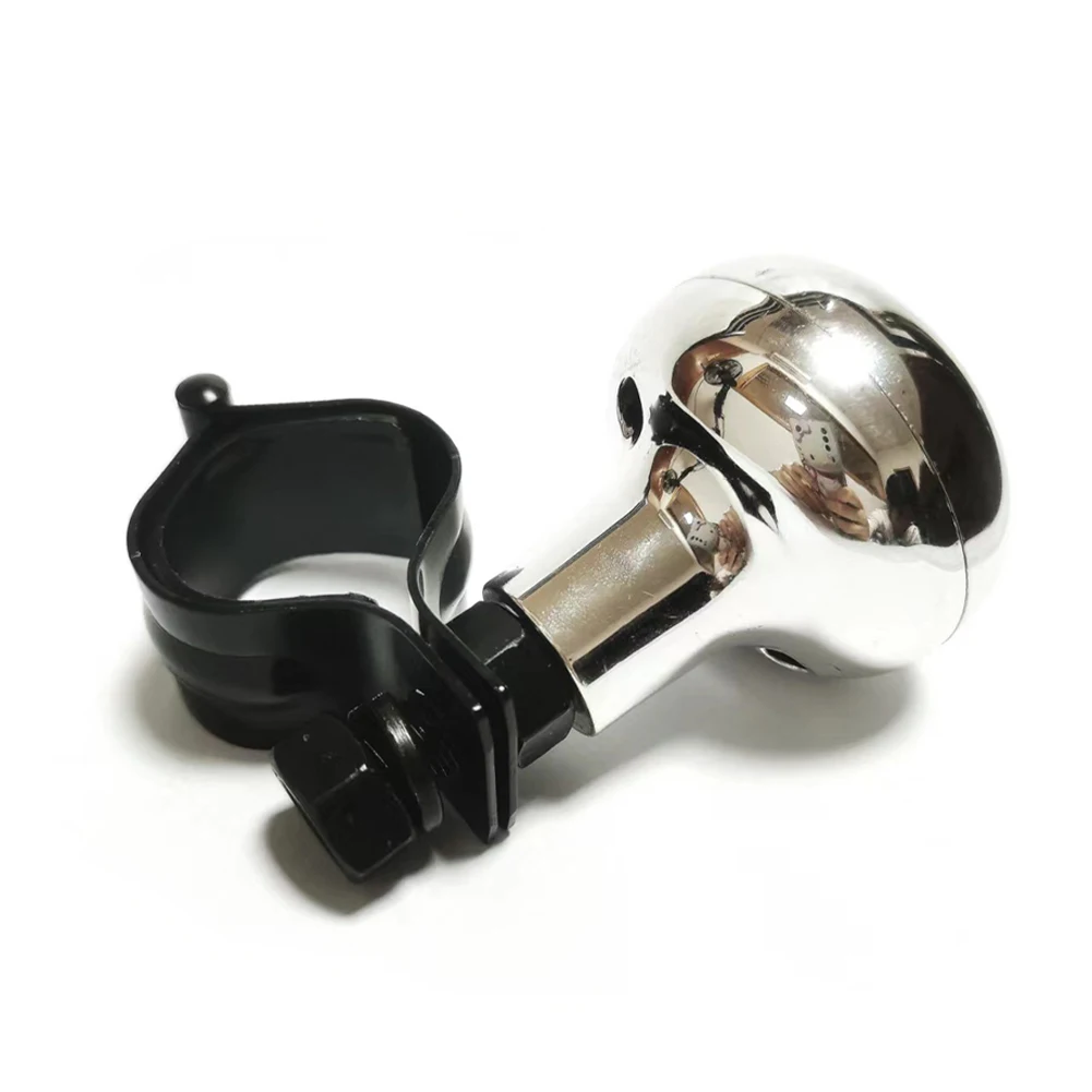 Universale camion Heavy Car Duty antiscivolo volante Booster Spinner manopola copertura maniglia Booster Grip sfera ausiliaria protettiva: Argento