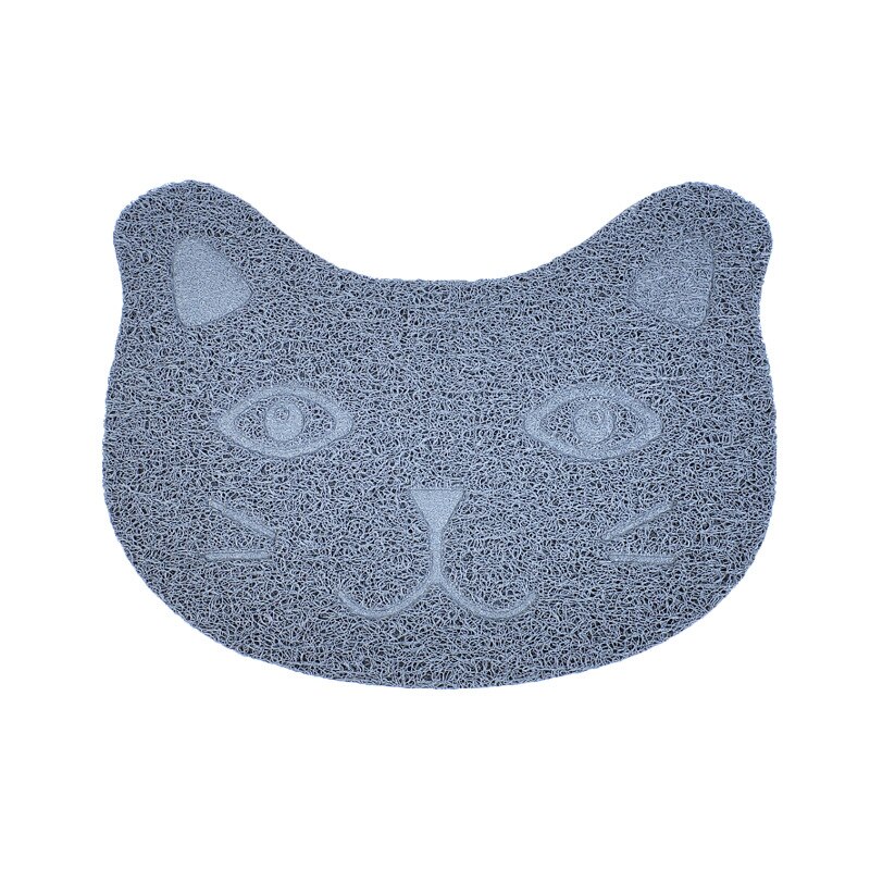 Waterdichte Huisdier Kattenbakvulling Mat Leuke Claw Vorm Voeden Pad Pvc Eenvoudige Reiniging Dubbele Laag Katten Wc Matten Voor Pet katten Supplies: C