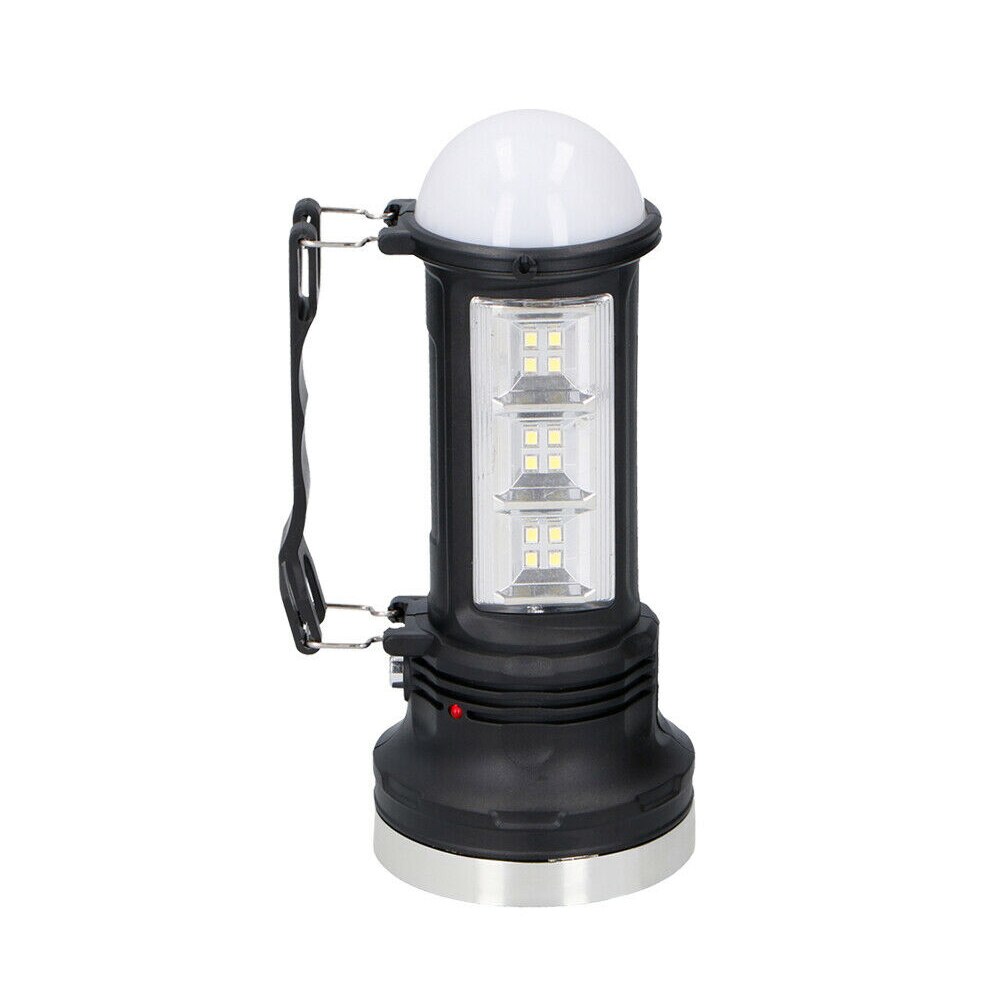 Hapfish LED Camping Lantaarn, Oplaadbare Camping Lichten IPX4 Waterdichte Outdoor Opknoping Lichten Handheld LED Lantaarn voor Lezen, Camping, Wandelena Zwart Hapfish LED Camping Lantaarn, Oplaadbare Camping Lichten IPX4 Waterdichte Outdoor Opknoping Lichten Handheld LED Lantaarn voor Lezen, Camping, Wandelena Zwart