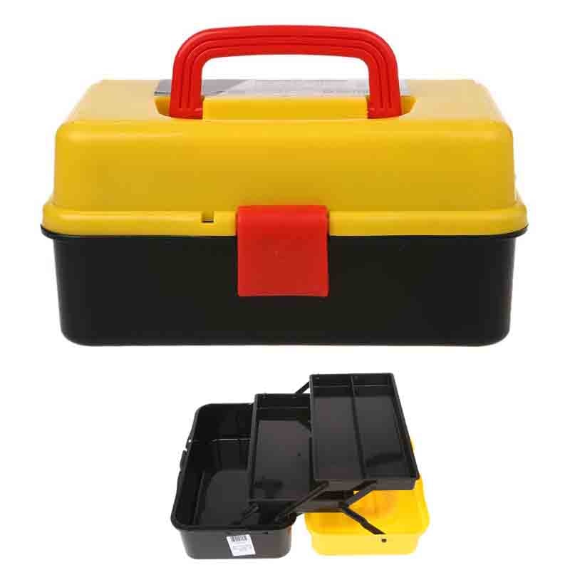3 Layer Folding Tool Storage Box Portable Hardware Toolbox Multifunction Car Repair Container Case