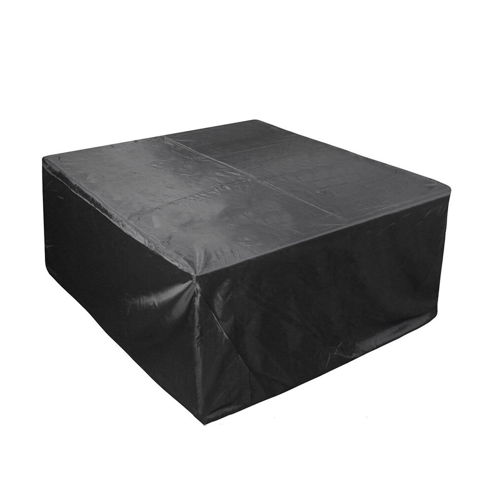 Trädgårdsmöbelöverdrag oxfordduk slitstark solljussäker vattentät trädgårdsmöbelskydd för rottingbord kubstol: 126 x 126 x 74cm