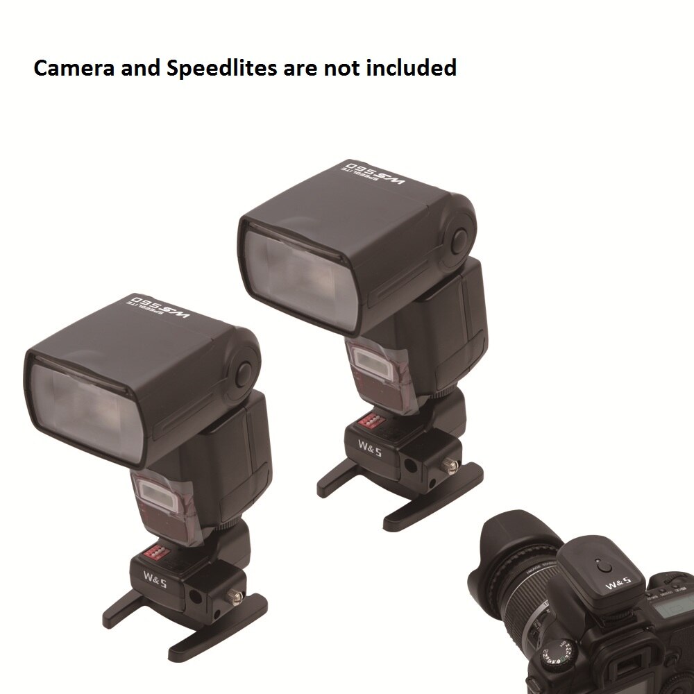 Wansen PT-16NE 16 canaux sans fil Speedlite Flash déclencheur avec porte-parapluie + 2X récepteur pour Canon Nikon Pentax Olympus