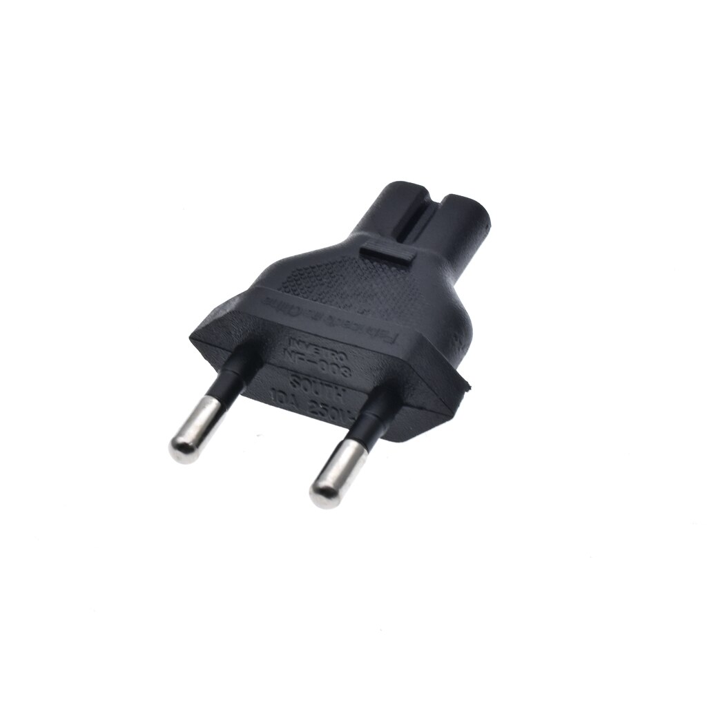 European Notebook Power Cord Adapter Non Polarized, 2 Prongs AC Power Cord IEC320 C7 to EU Europe CEE 7/16 2 prongs AC Outlet